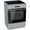 Korting KEC6A40XPG Κουζίνα 71lt με Κεραμικές Εστίες Π60εκ. Inox